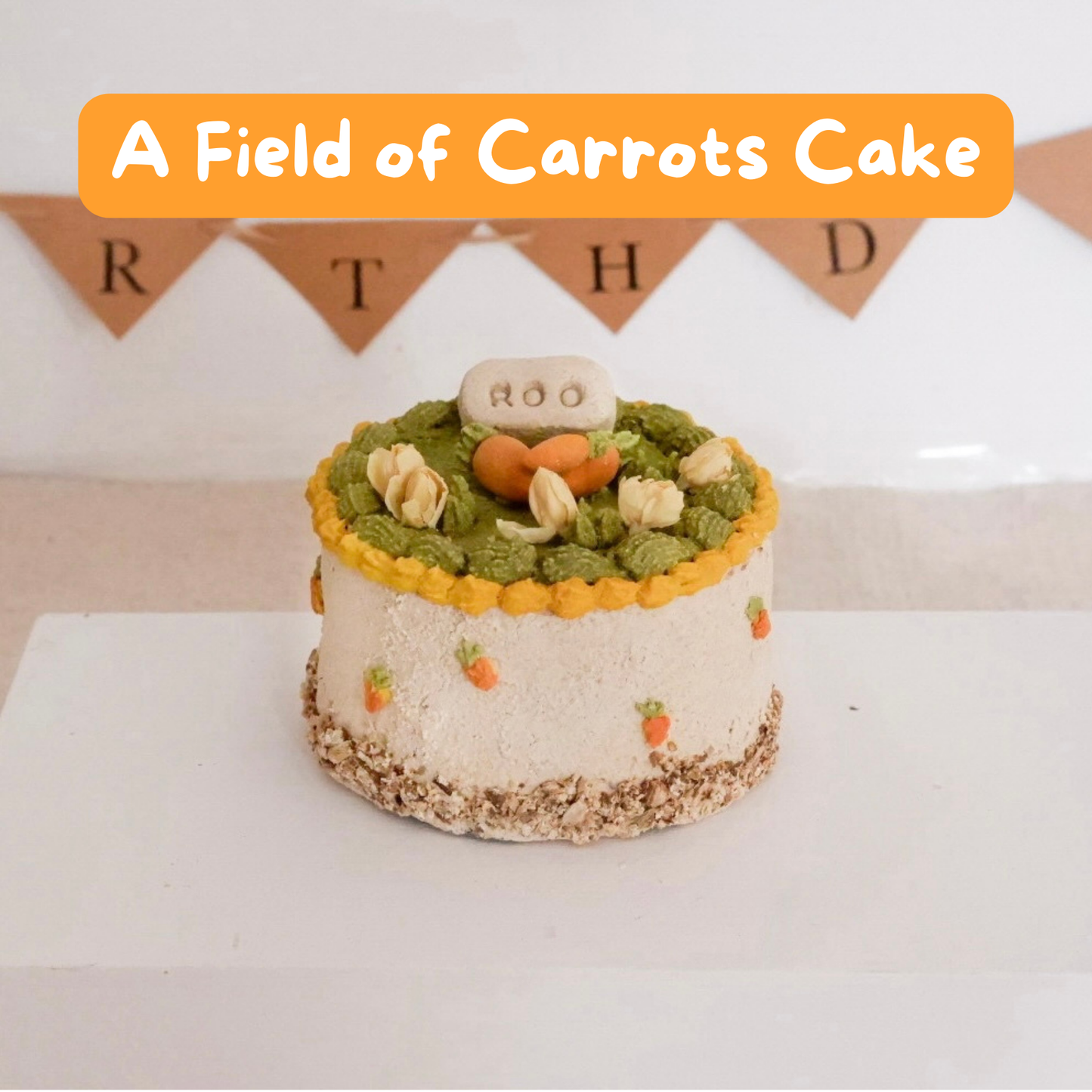 A Field of Carrots Cake | Birthday/Gotcha Cake (*not accepting orders after April 1st*)