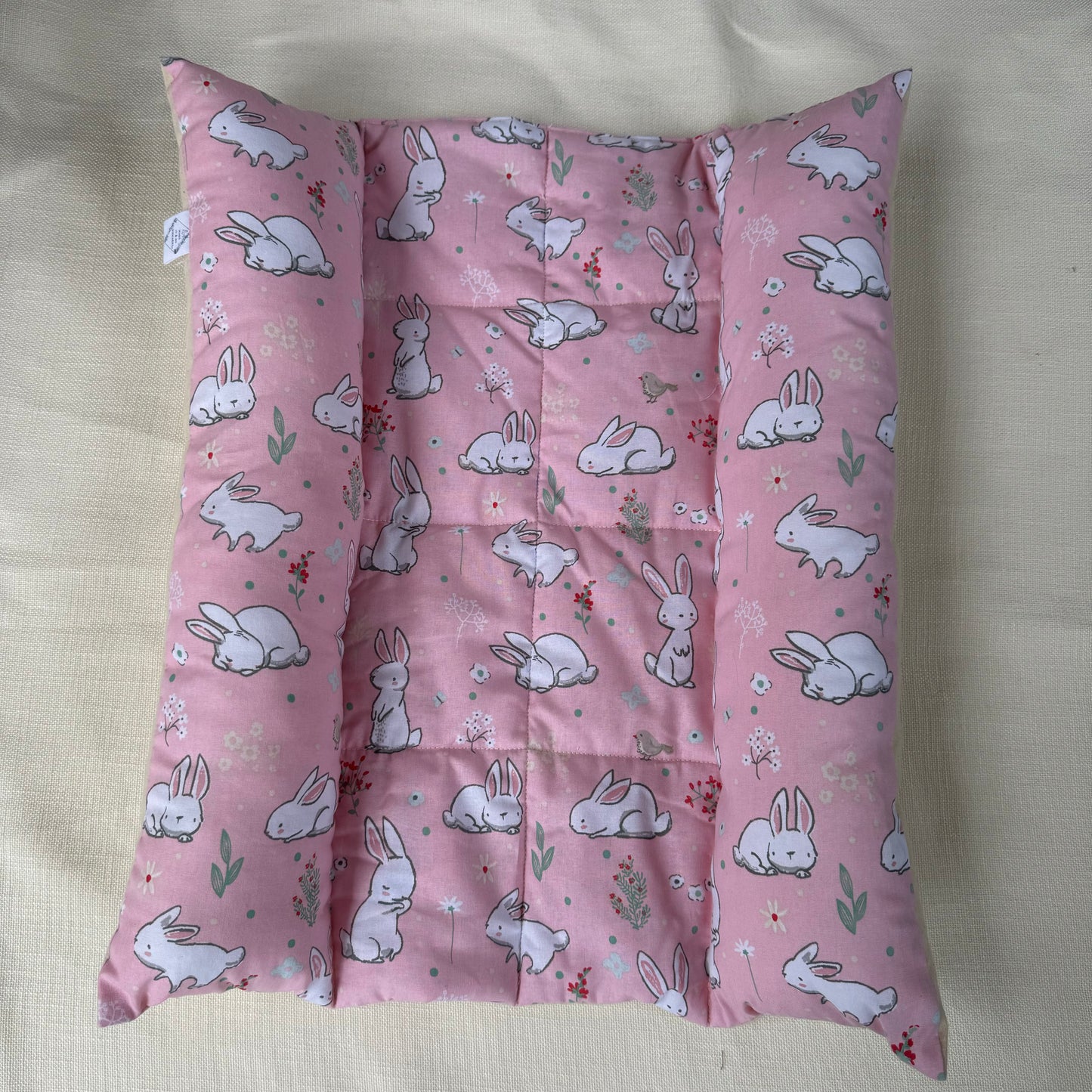 (ONLY 1) LARGE Bun Bed *20% off automatically applied at checkout* - Pink bunny