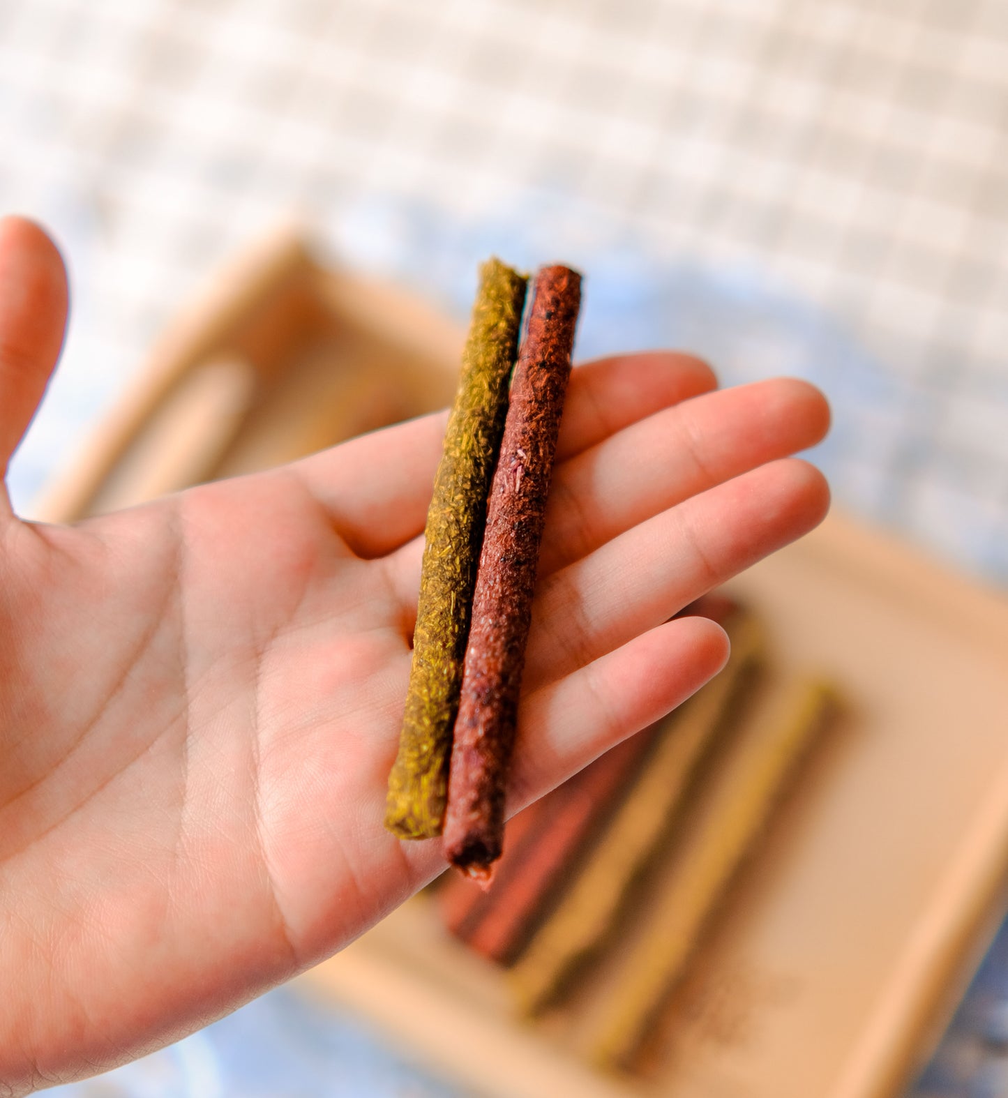 Blossoming Hay Sticks | Orchard Hay Based