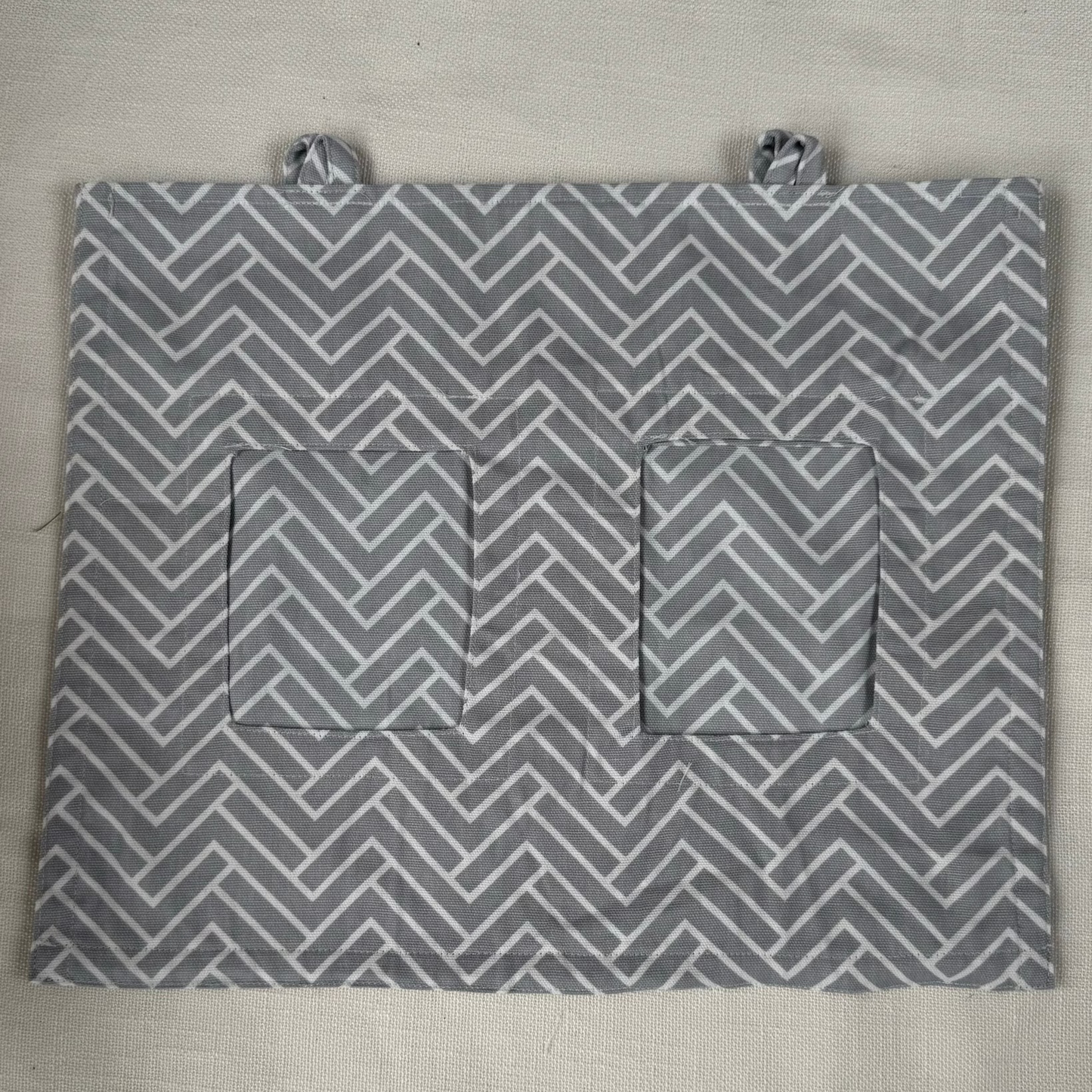 LARGE Bag-O-Hay *20% off automatically applied at checkout* - Grey chevron