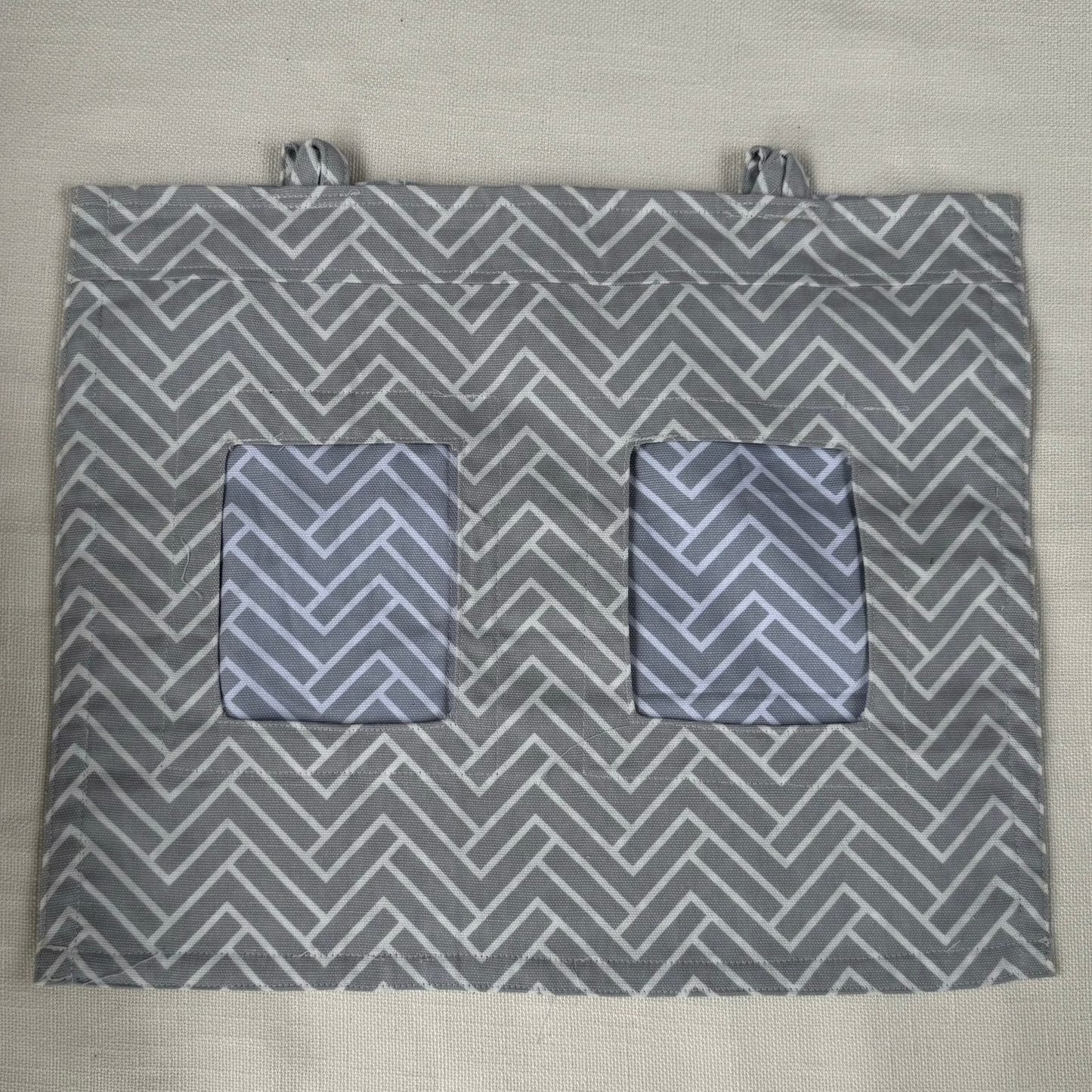 LARGE Bag-O-Hay *20% off automatically applied at checkout* - Grey chevron