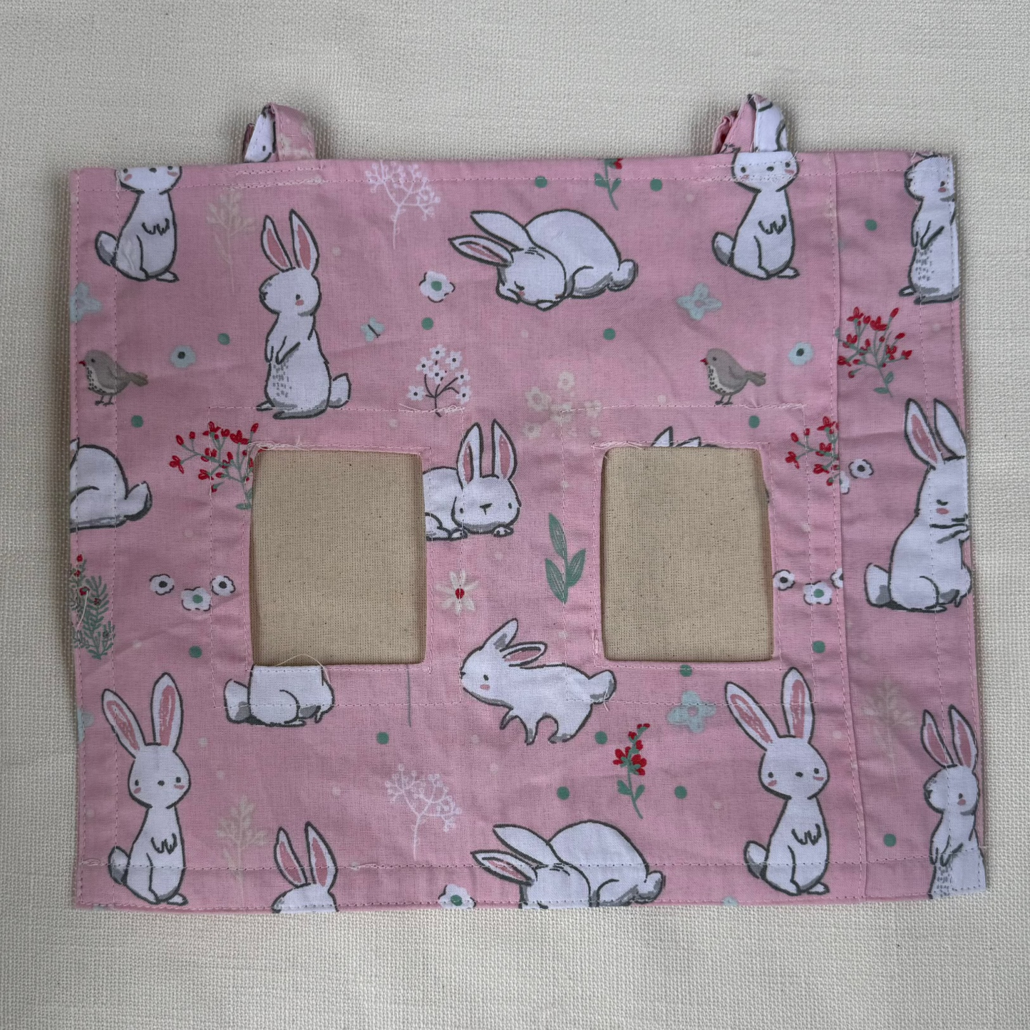 SMALL Bag-O-Hay *20% off automatically applied at checkout* - Pink bunny (with patching)