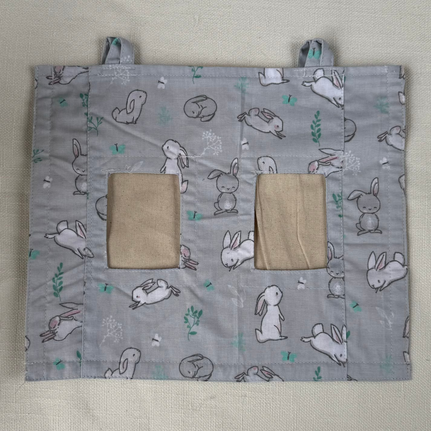 SMALL Bag-O-Hay *20% off automatically applied at checkout* - Grey bunny (with patching)